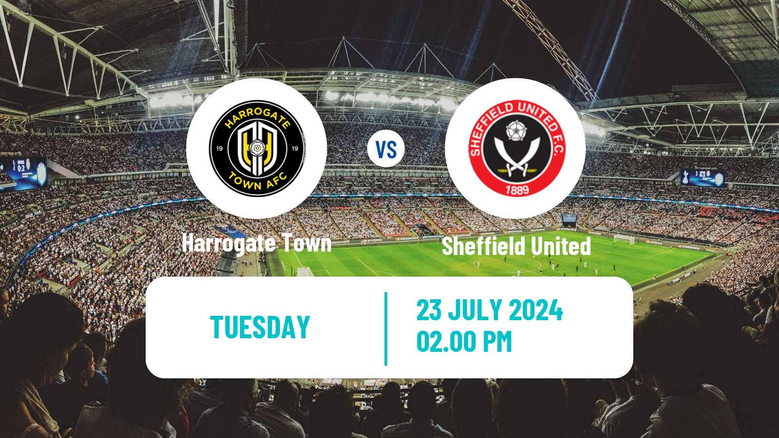 Soccer Club Friendly Harrogate Town - Sheffield United