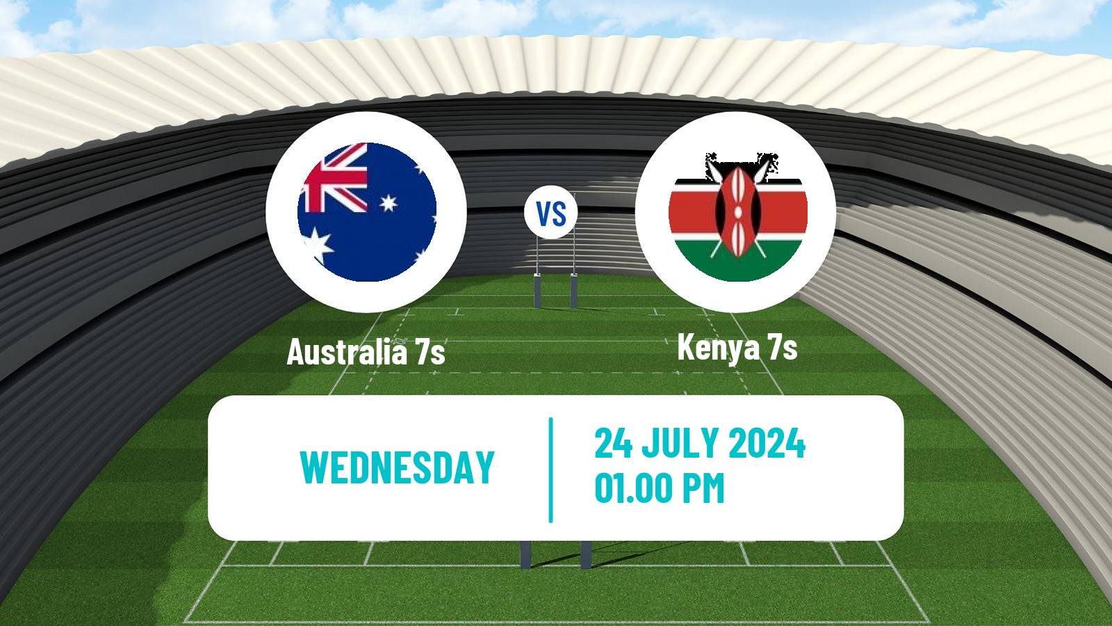 Rugby union Olympic Games 7s Rugby Australia 7s - Kenya 7s