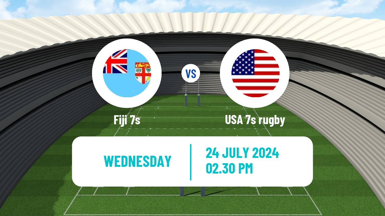 Rugby union Olympic Games 7s Rugby Fiji 7s - USA 7s