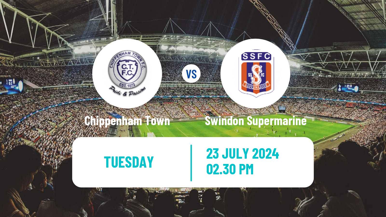 Soccer Club Friendly Chippenham Town - Swindon Supermarine