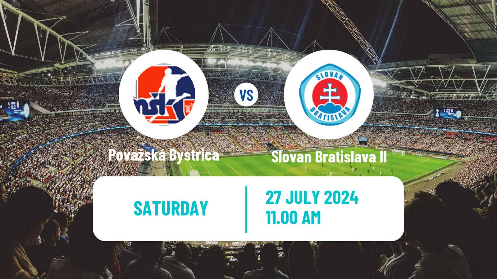 Soccer Slovak 2 Liga Považská Bystrica - Slovan Bratislava II