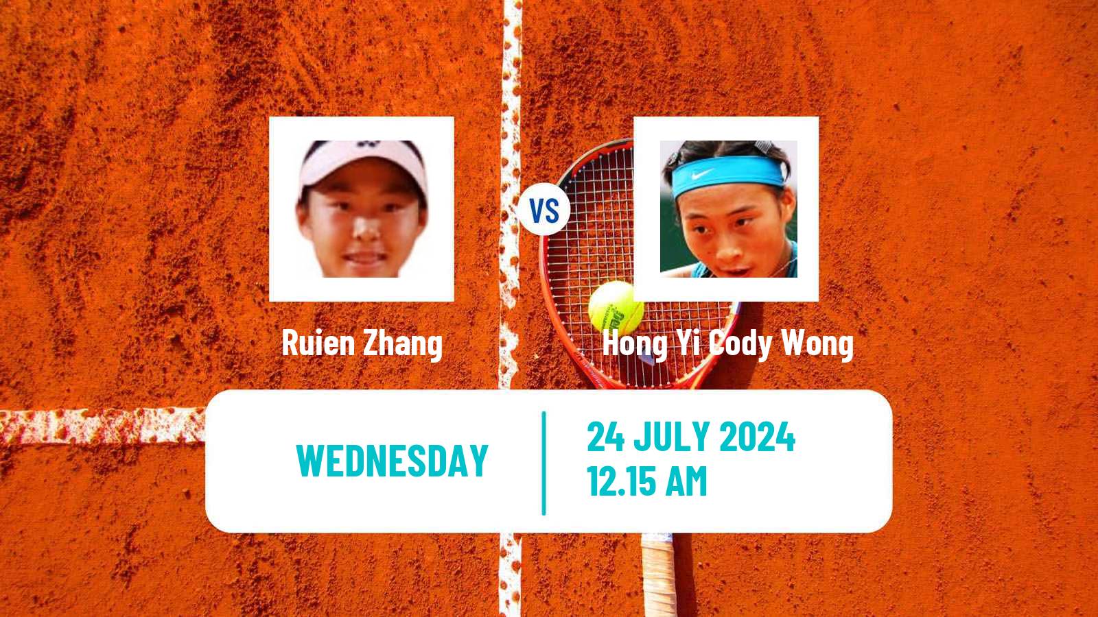 Tennis ITF W35 Naiman Women Ruien Zhang - Hong Yi Cody Wong