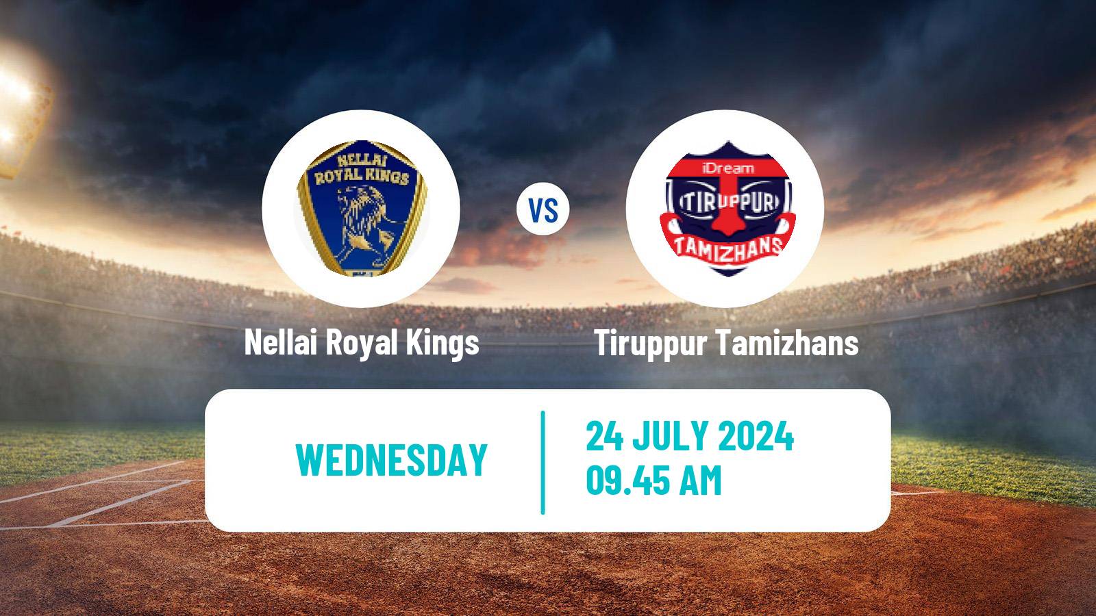 Cricket Tamil Nadu Premier League Nellai Royal Kings - Tiruppur Tamizhans