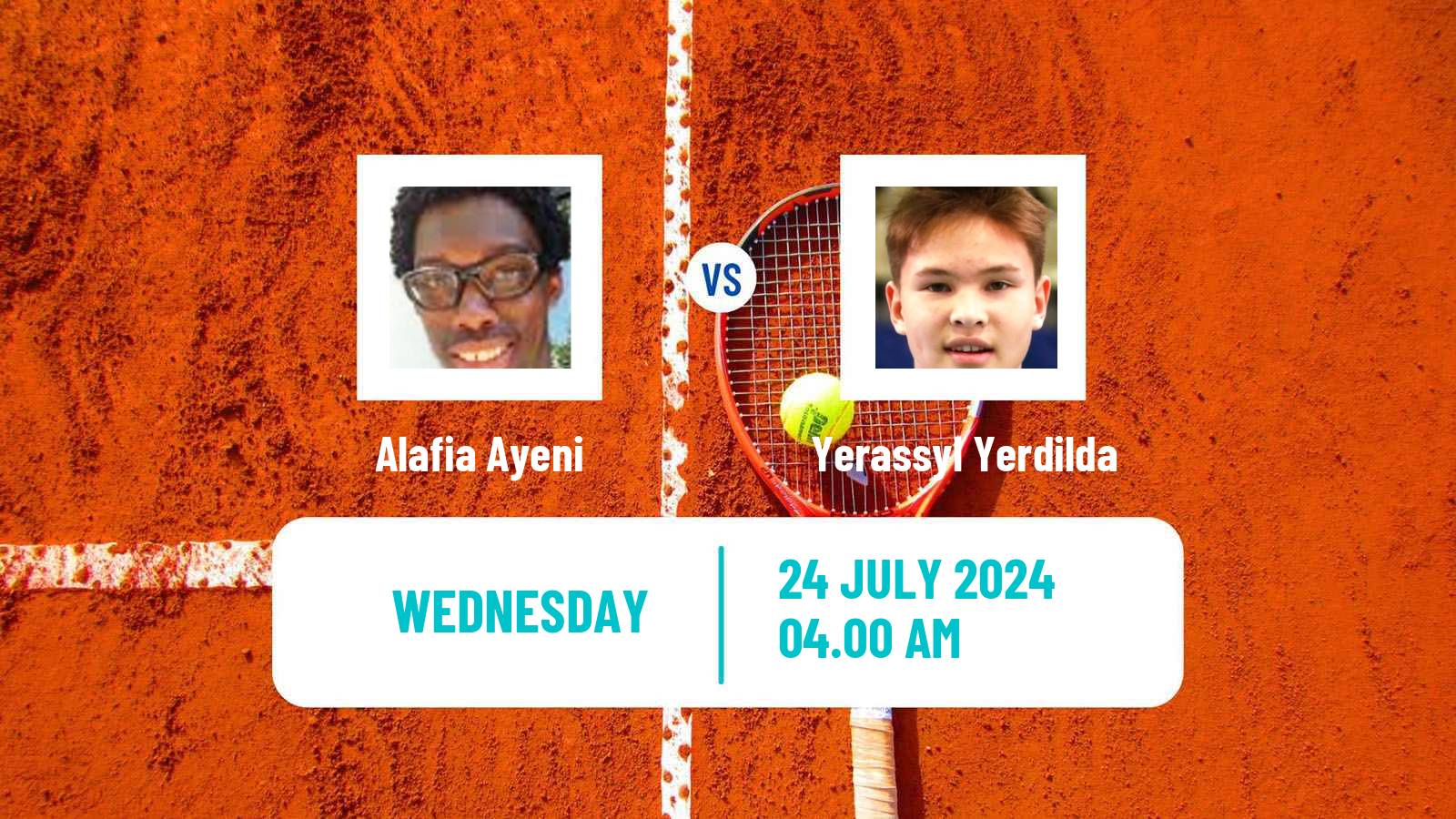 Tennis ITF M25 Astana Men Alafia Ayeni - Yerassyl Yerdilda