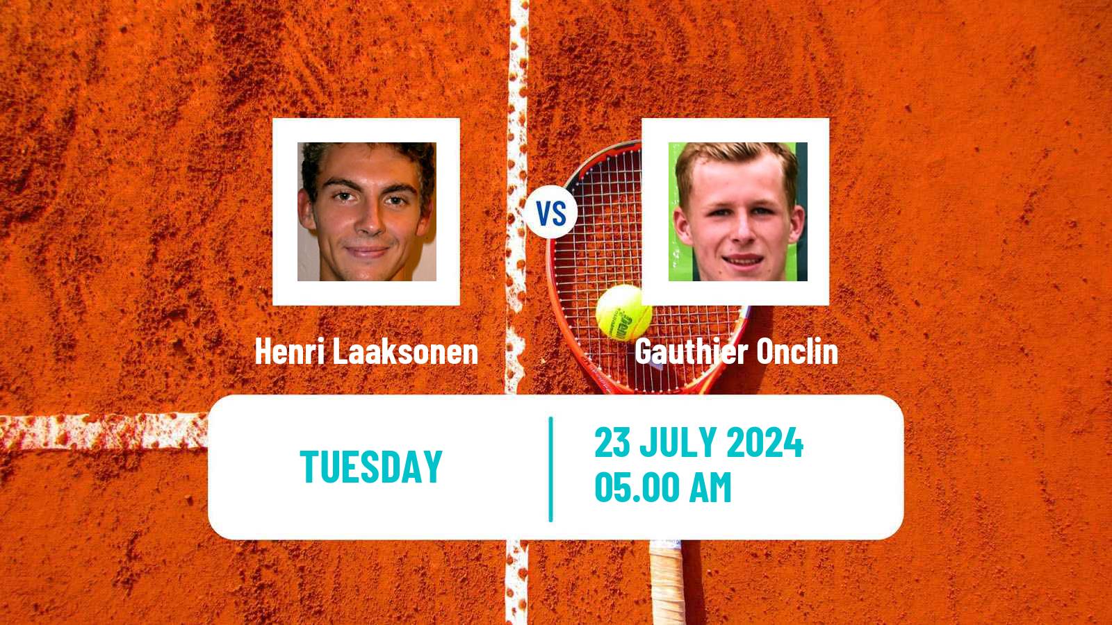 Tennis Tampere Challenger Men Henri Laaksonen - Gauthier Onclin