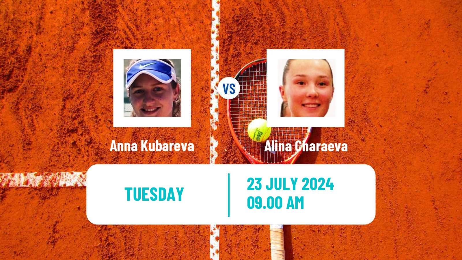 Tennis ITF W35 Horb Women Anna Kubareva - Alina Charaeva