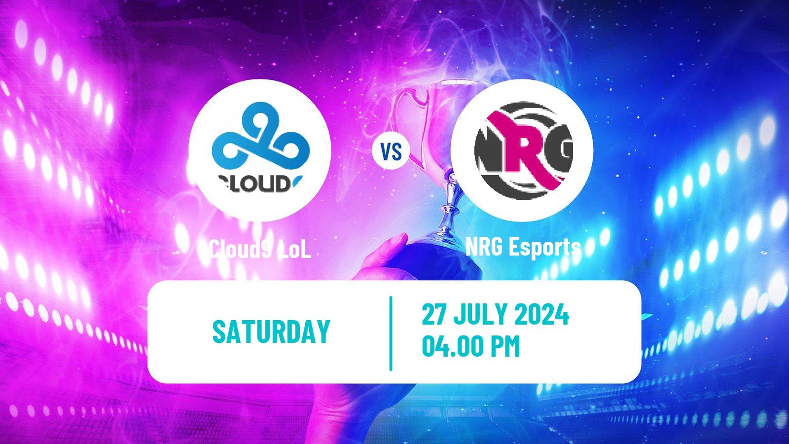 Esports League Of Legends Lcs Cloud9 - NRG Esports