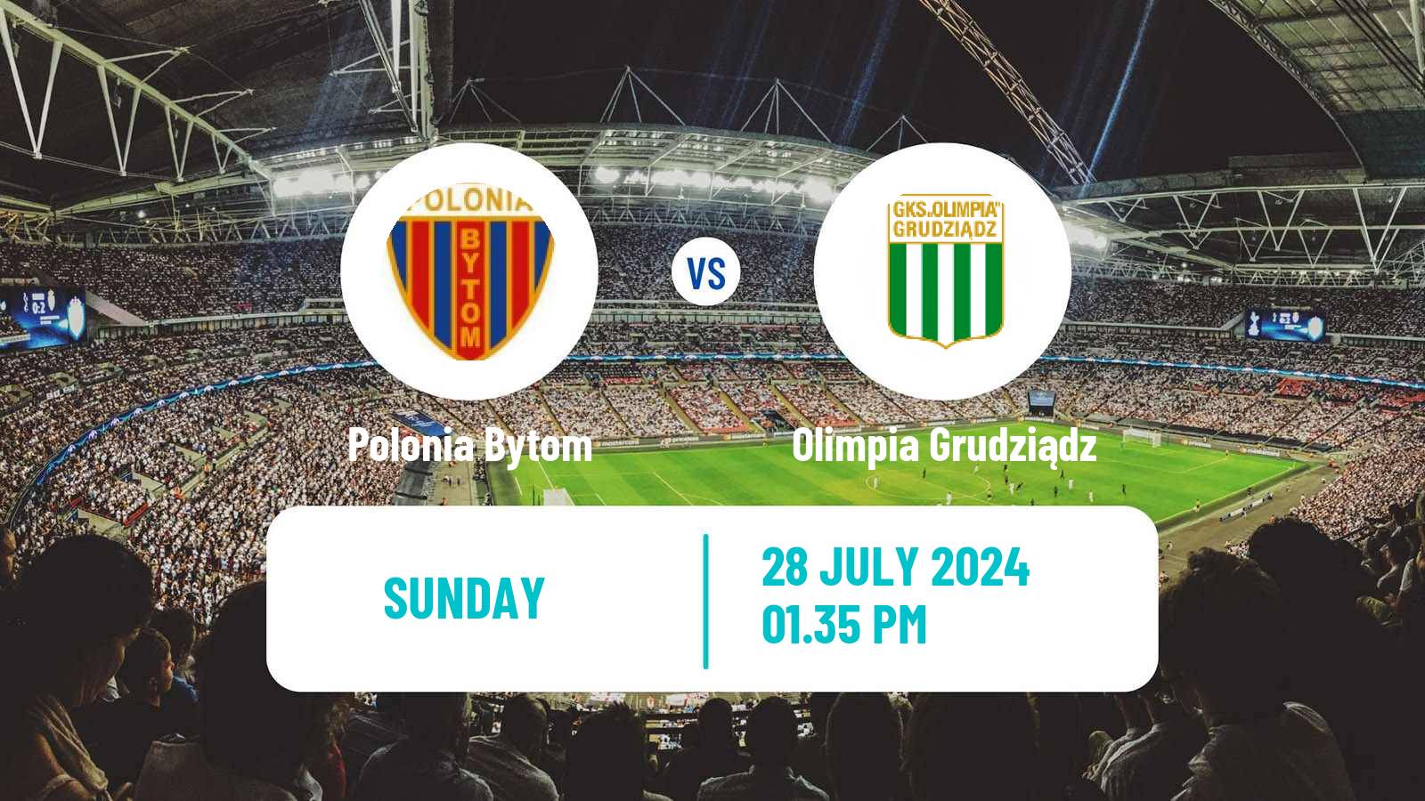 Soccer Polish Division 2 Polonia Bytom - Olimpia Grudziądz