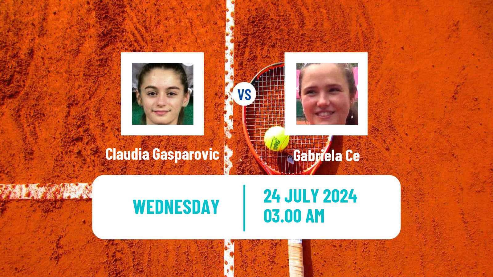 Tennis ITF W15 Brezice Women Claudia Gasparovic - Gabriela Ce