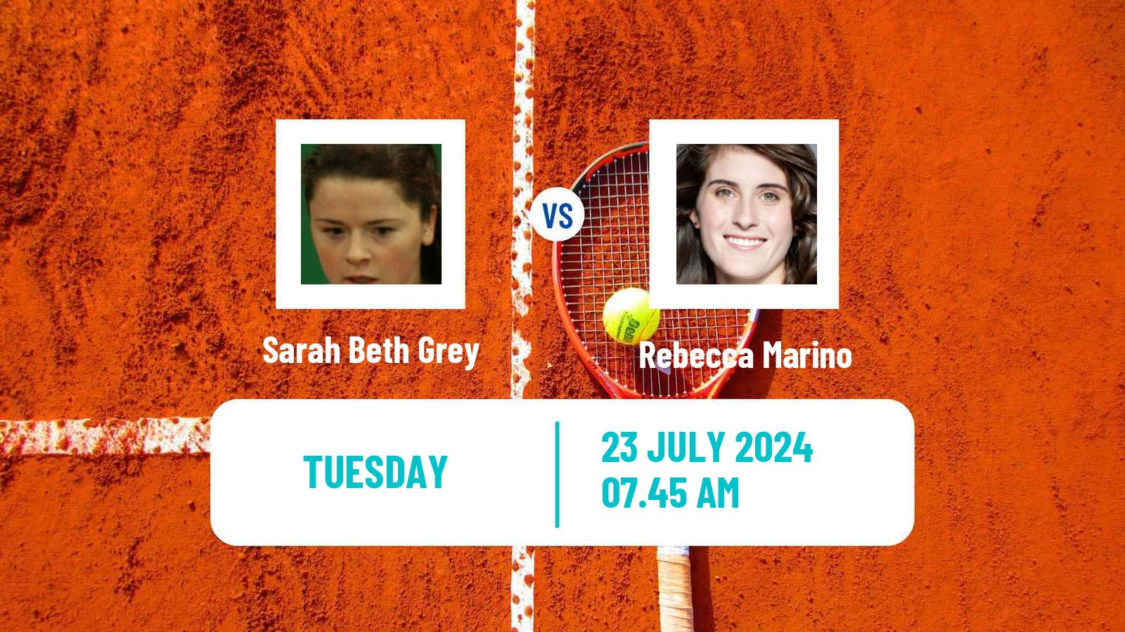 Tennis ITF W100 Figueira Da Foz Women 2024 Sarah Beth Grey - Rebecca Marino