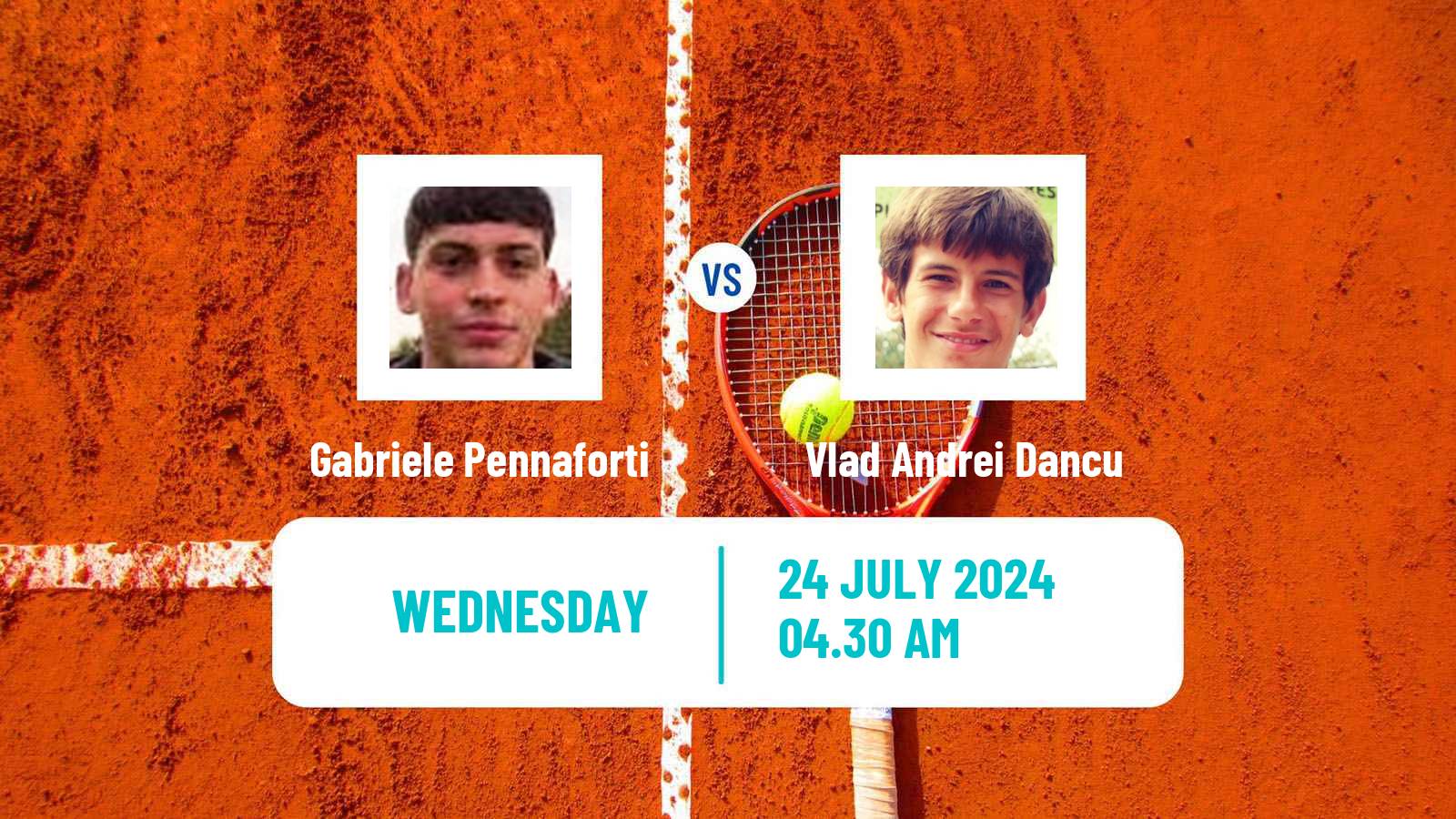 Tennis ITF M25 H Bacau Men Gabriele Pennaforti - Vlad Andrei Dancu