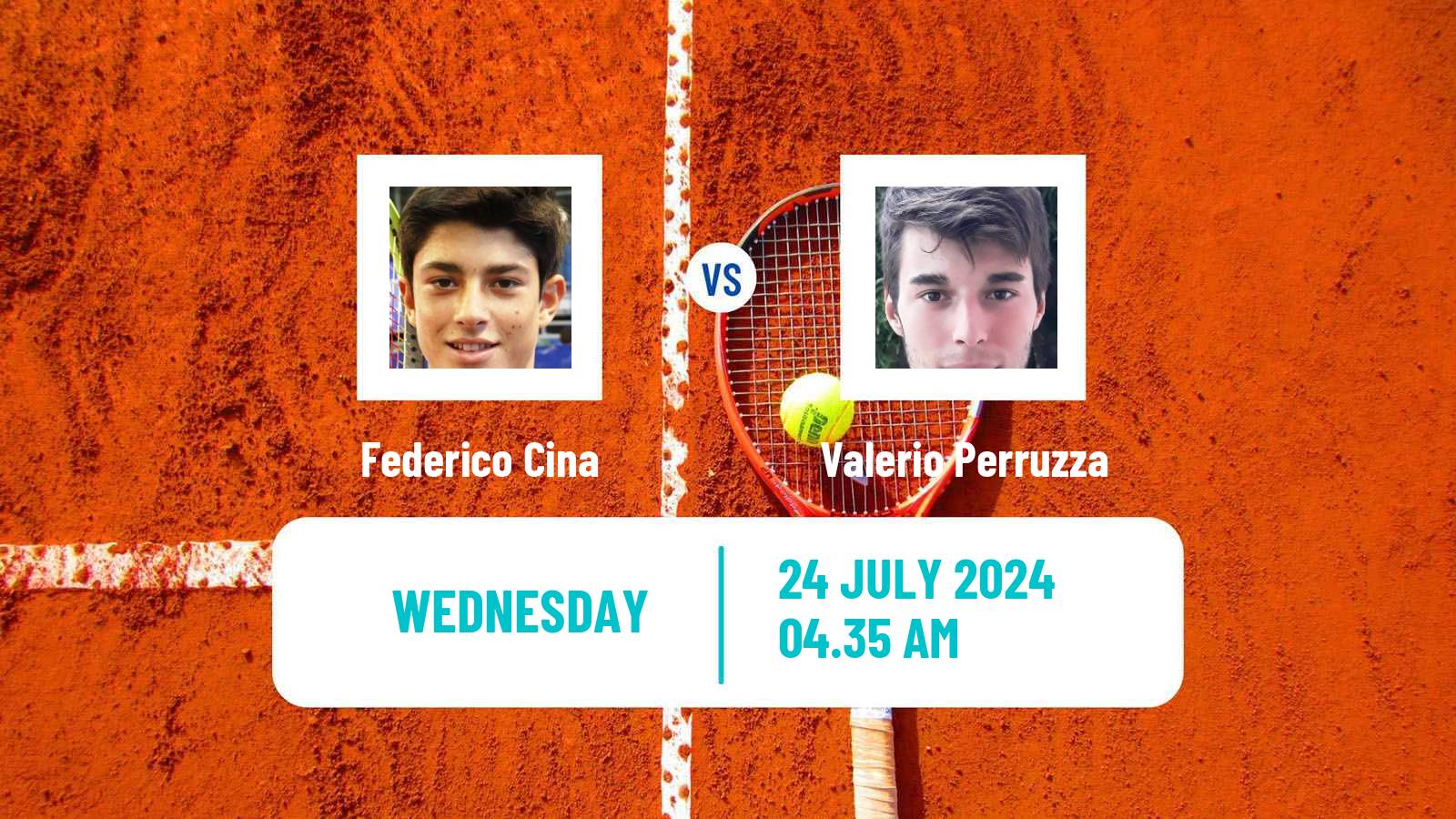 Tennis ITF M15 Perugia Men Federico Cina - Valerio Perruzza