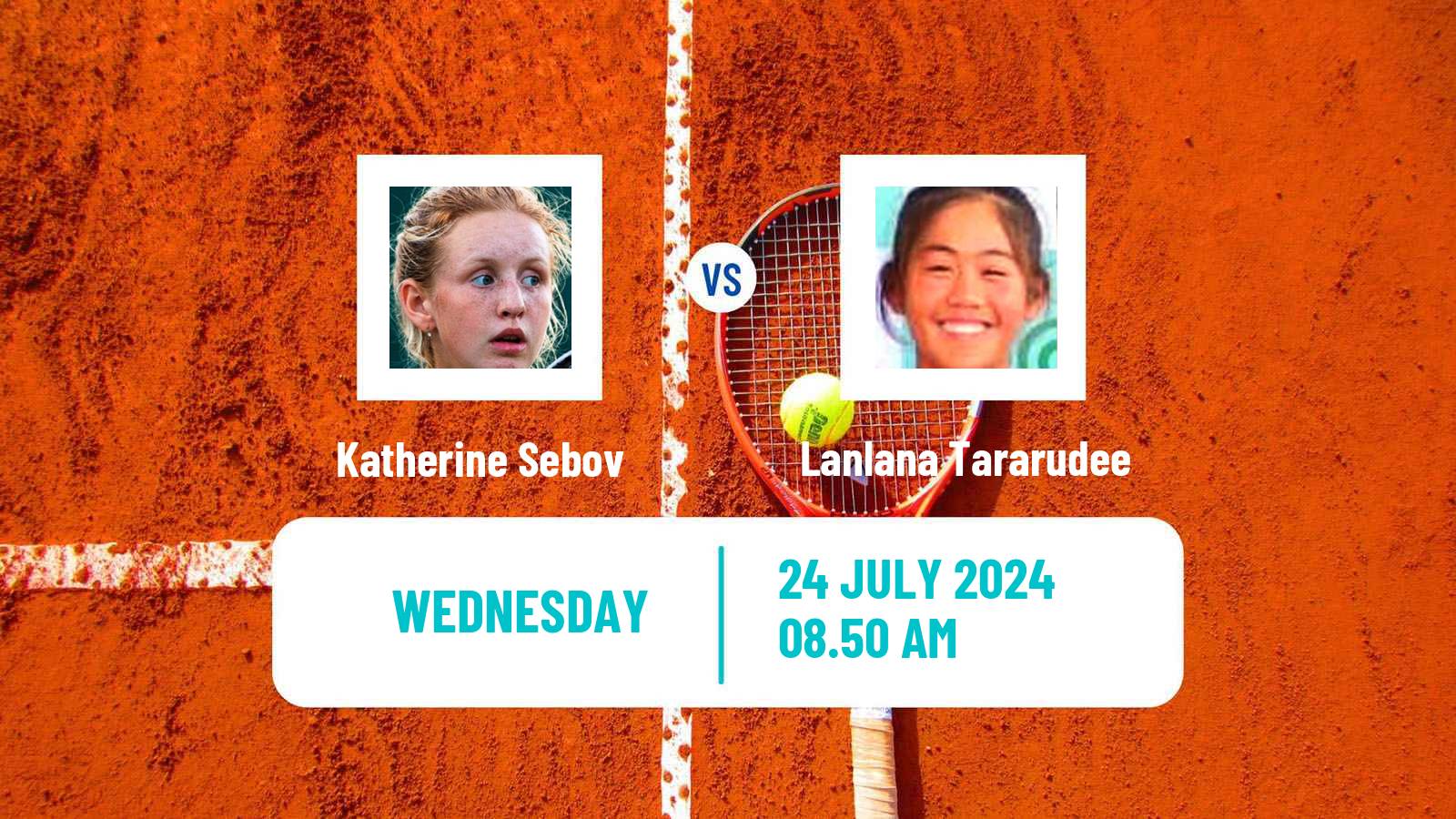 Tennis ITF W100 Figueira Da Foz Women Katherine Sebov - Lanlana Tararudee