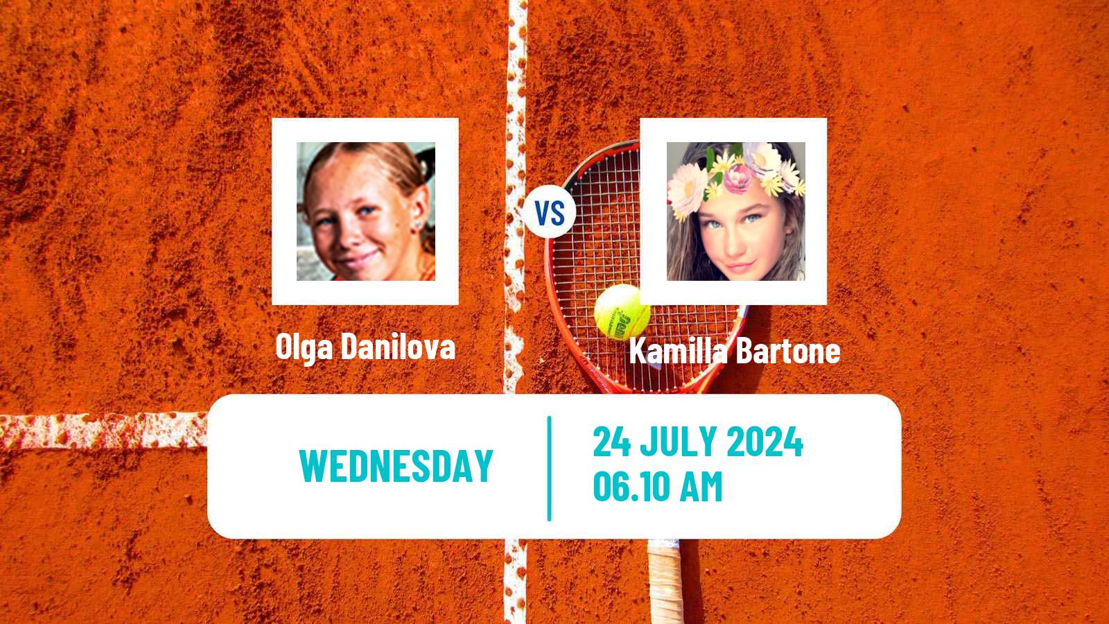 Tennis ITF W15 Kursumlijska Banja 13 Women Olga Danilova - Kamilla Bartone