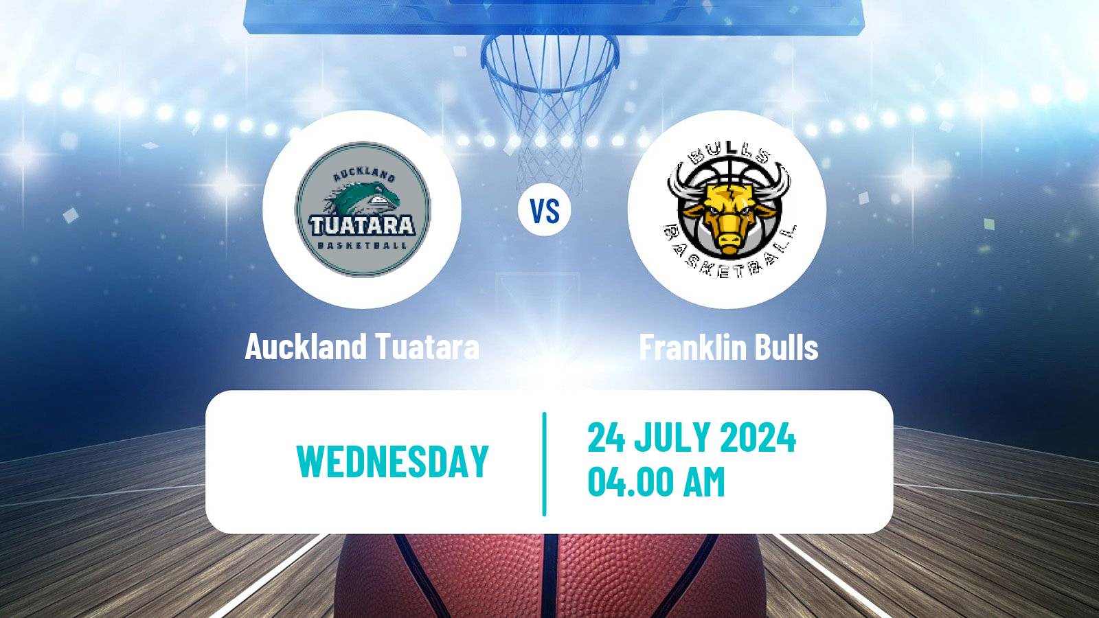 Basketball New Zealand NBL Auckland Tuatara - Franklin Bulls