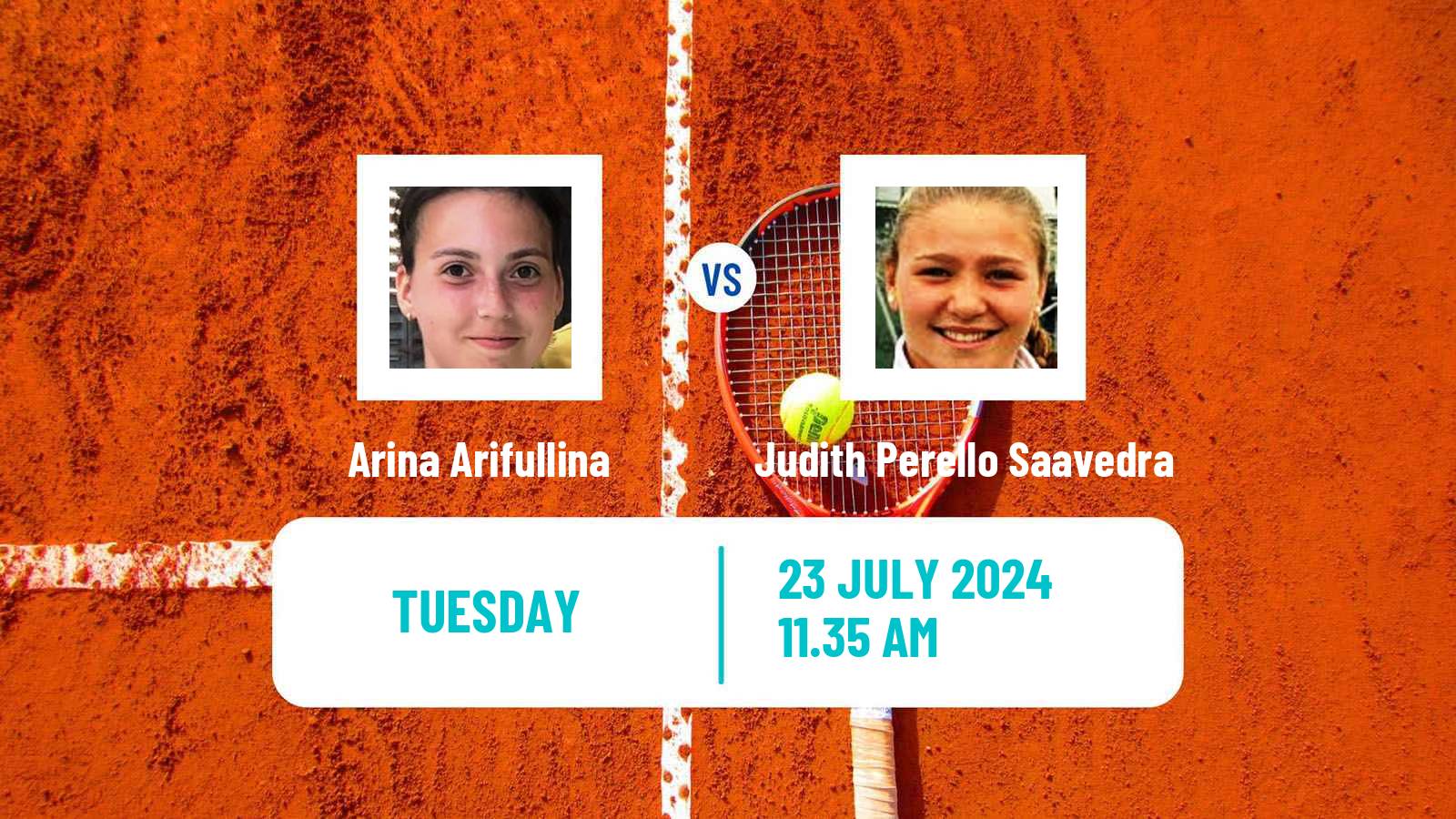 Tennis ITF W35 Segovia Women Arina Arifullina - Judith Perello Saavedra