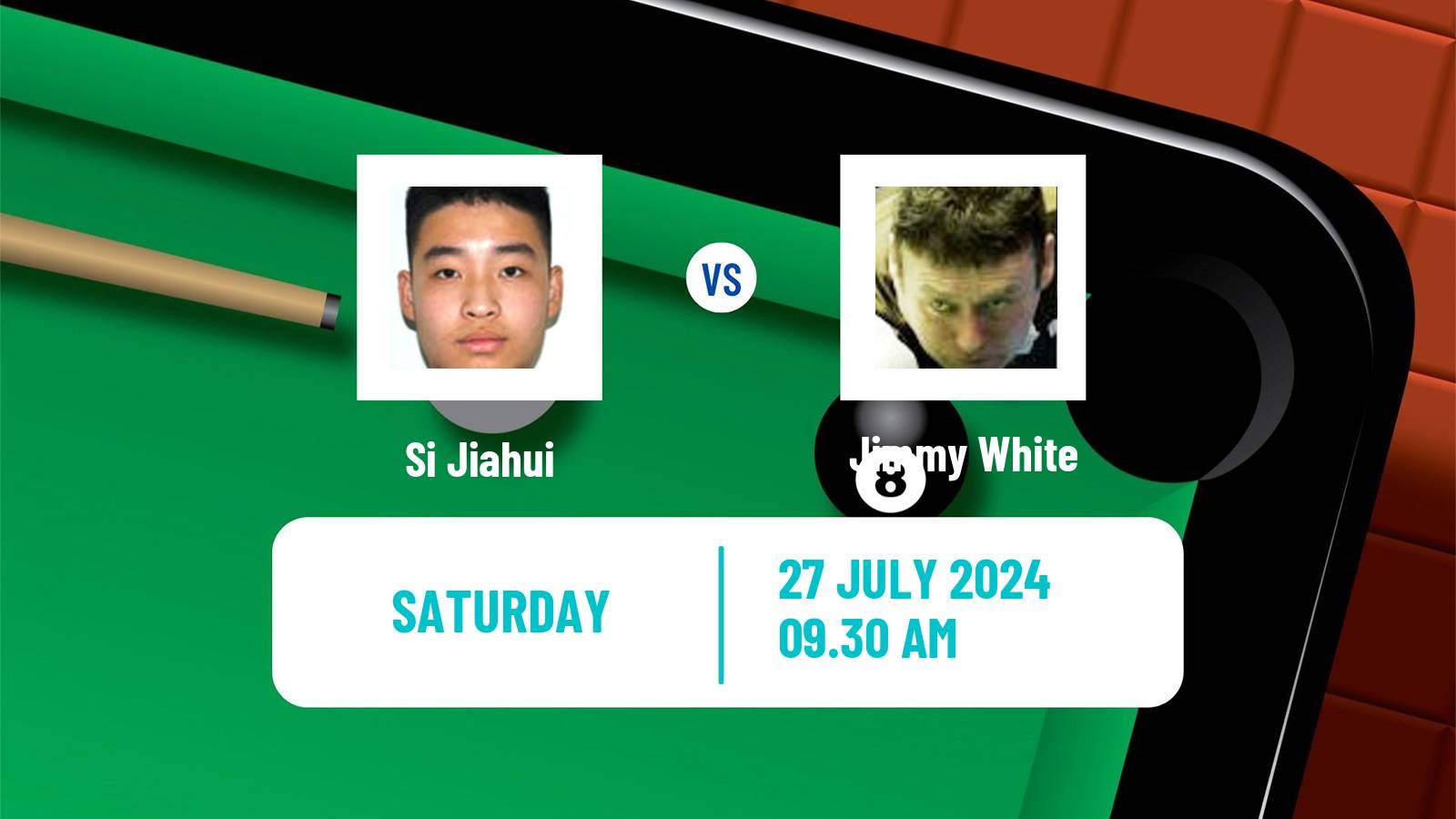 Snooker Grand Prix Si Jiahui - Jimmy White
