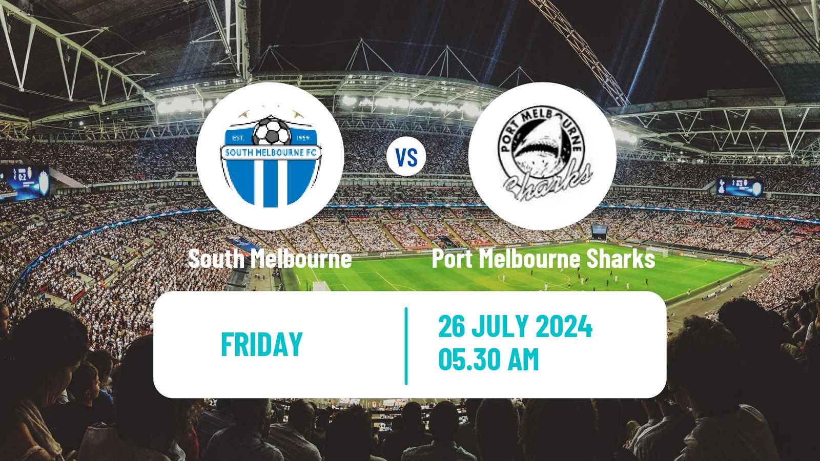 Soccer Australian NPL Victoria South Melbourne - Port Melbourne Sharks