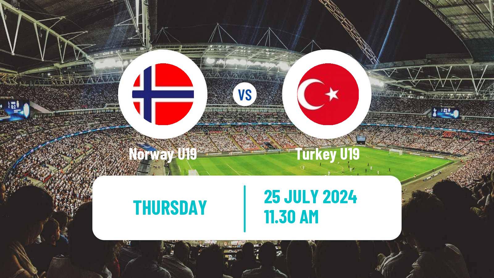 Soccer UEFA Euro U19 Norway U19 - Turkey U19