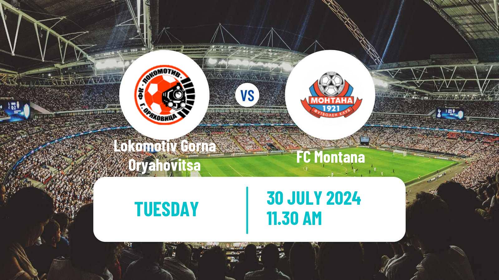 Soccer Bulgarian Vtora Liga Lokomotiv Gorna Oryahovitsa - Montana