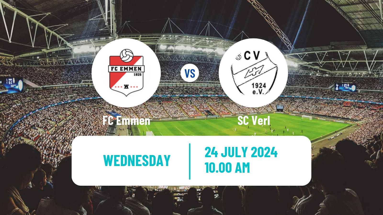 Soccer Club Friendly Emmen - Verl