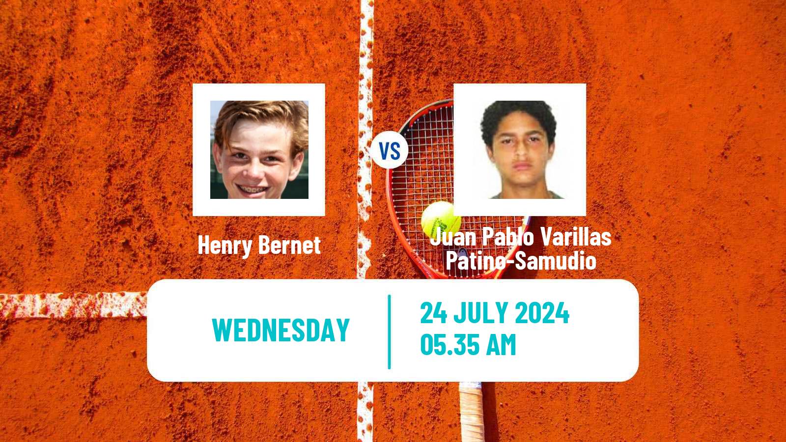 Tennis Zug Challenger Men Henry Bernet - Juan Pablo Varillas Patino-Samudio