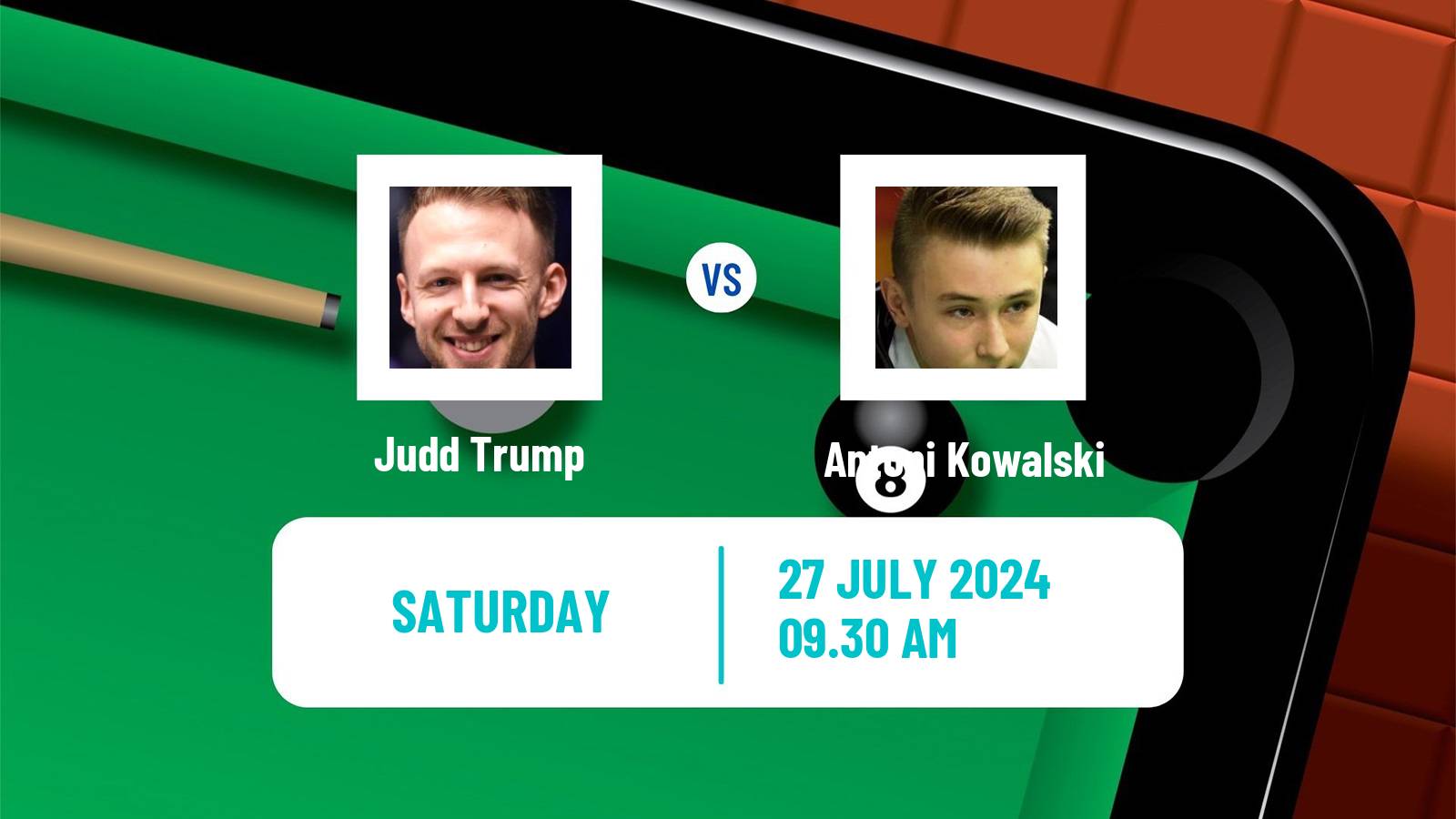 Snooker Grand Prix Judd Trump - Antoni Kowalski