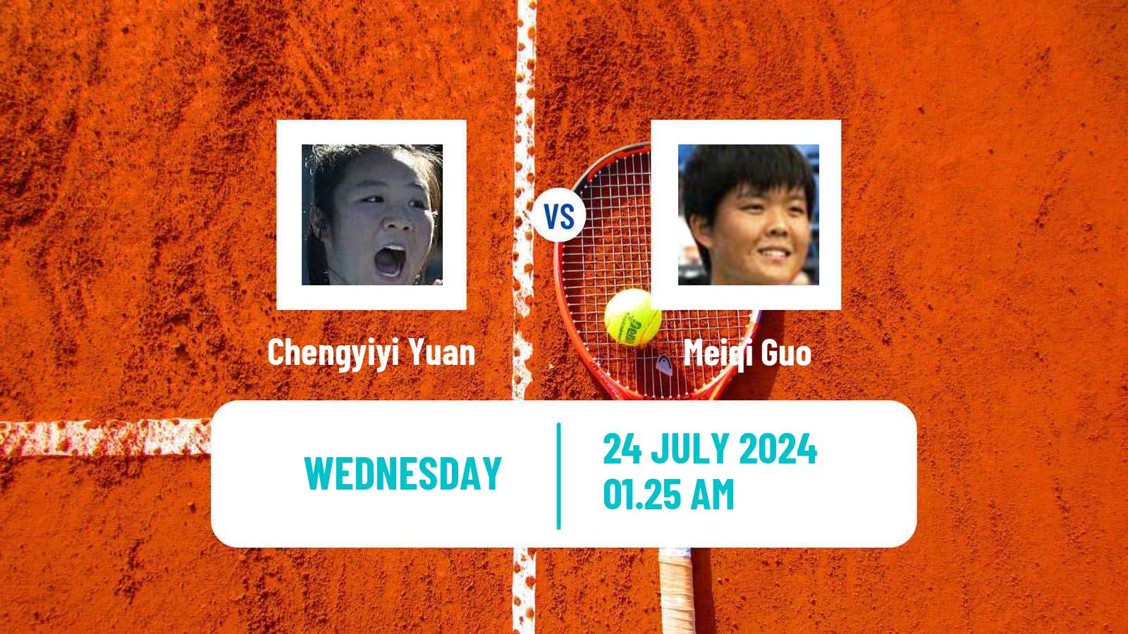 Tennis ITF W35 Naiman Women Chengyiyi Yuan - Meiqi Guo