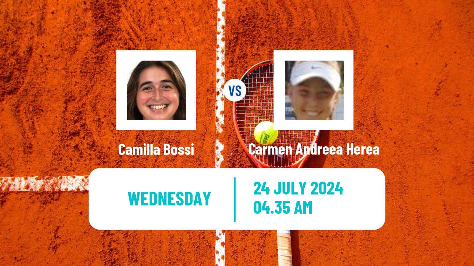 Tennis ITF W15 Satu Mare Women Camilla Bossi - Carmen Andreea Herea