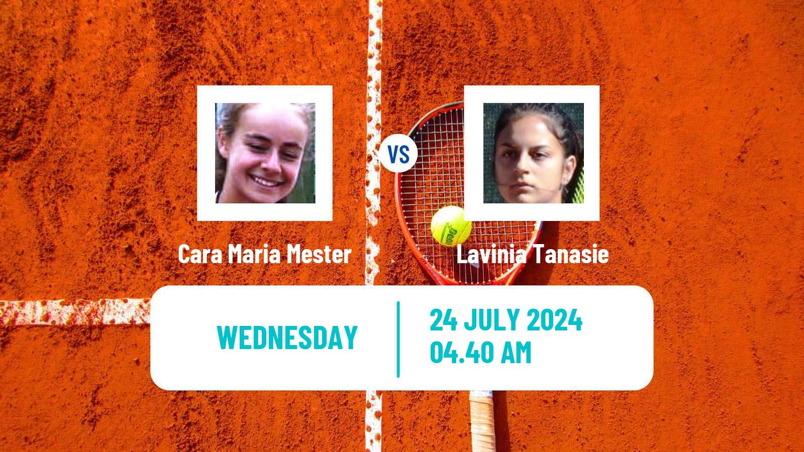 Tennis ITF W15 Satu Mare Women Cara Maria Mester - Lavinia Tanasie
