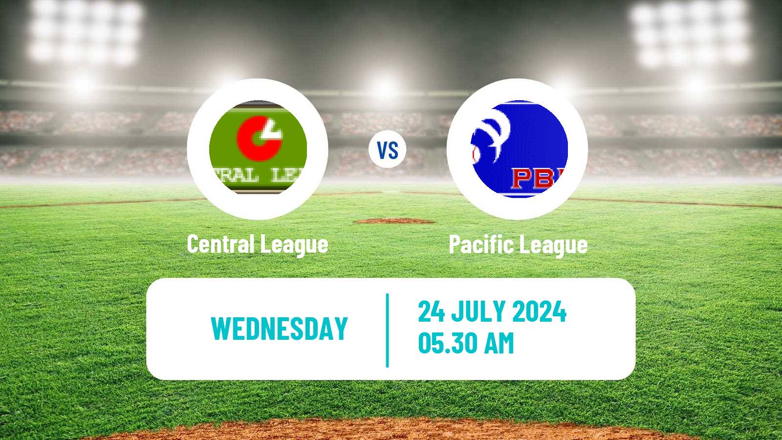 Baseball NPB Central League - Pacific League