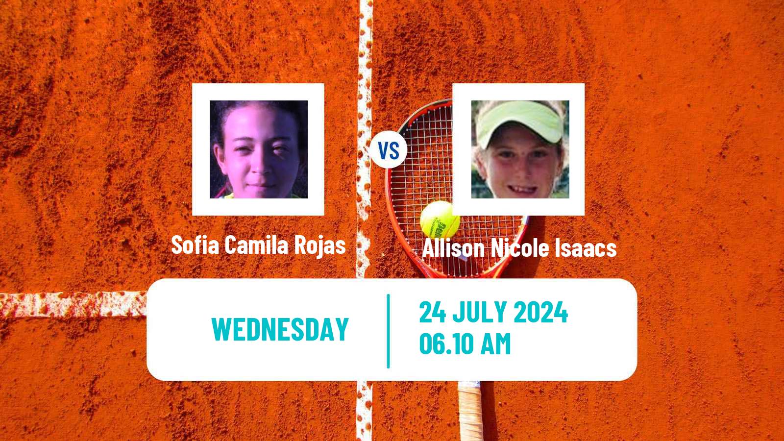 Tennis ITF W15 Monastir 28 Women Sofia Camila Rojas - Allison Nicole Isaacs