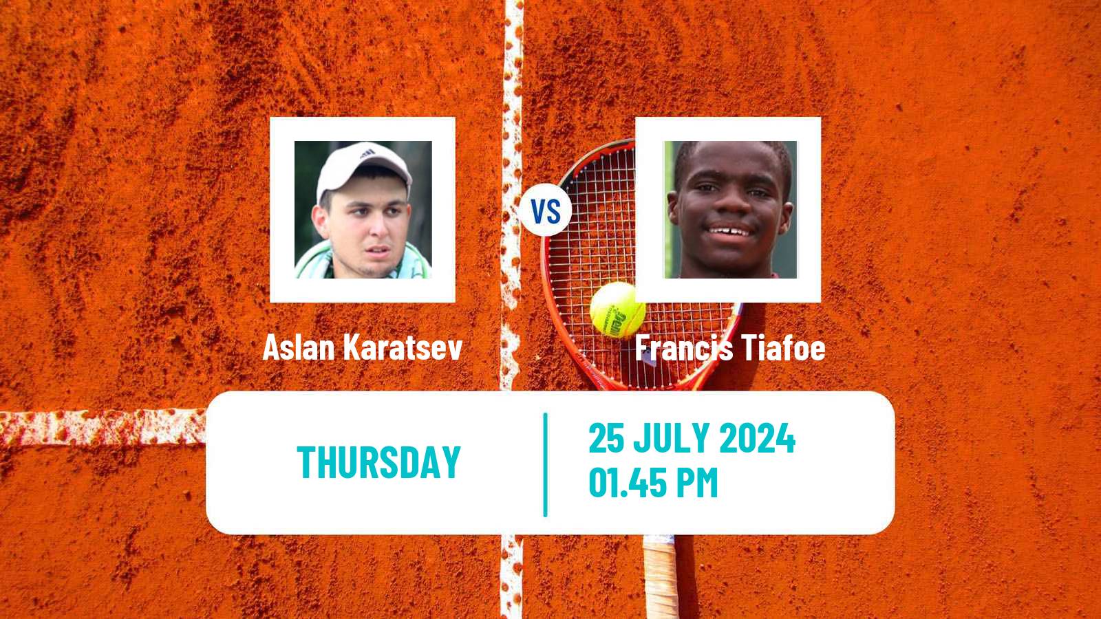 Tennis ATP Atlanta Aslan Karatsev - Francis Tiafoe