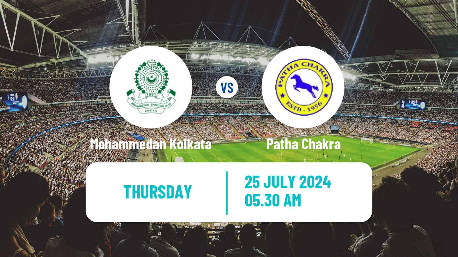 Soccer Calcutta Premier Division Mohammedan Kolkata - Patha Chakra