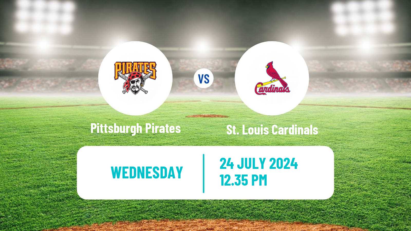 Baseball MLB Pittsburgh Pirates - St. Louis Cardinals