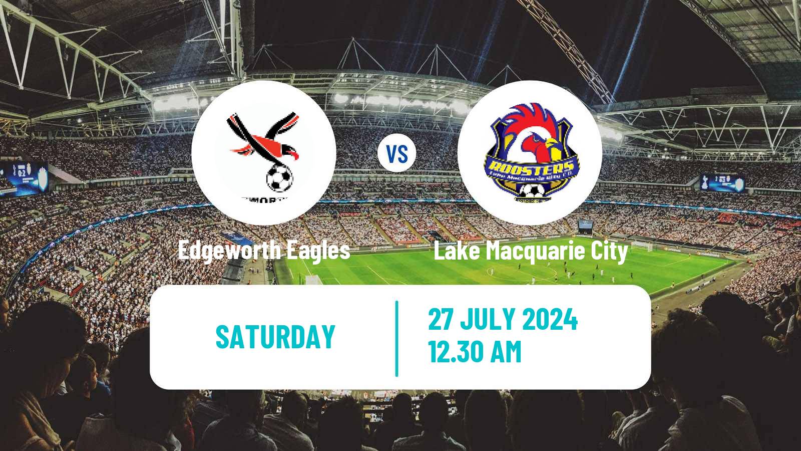 Soccer Australian NPL Northern NSW Edgeworth Eagles - Lake Macquarie City