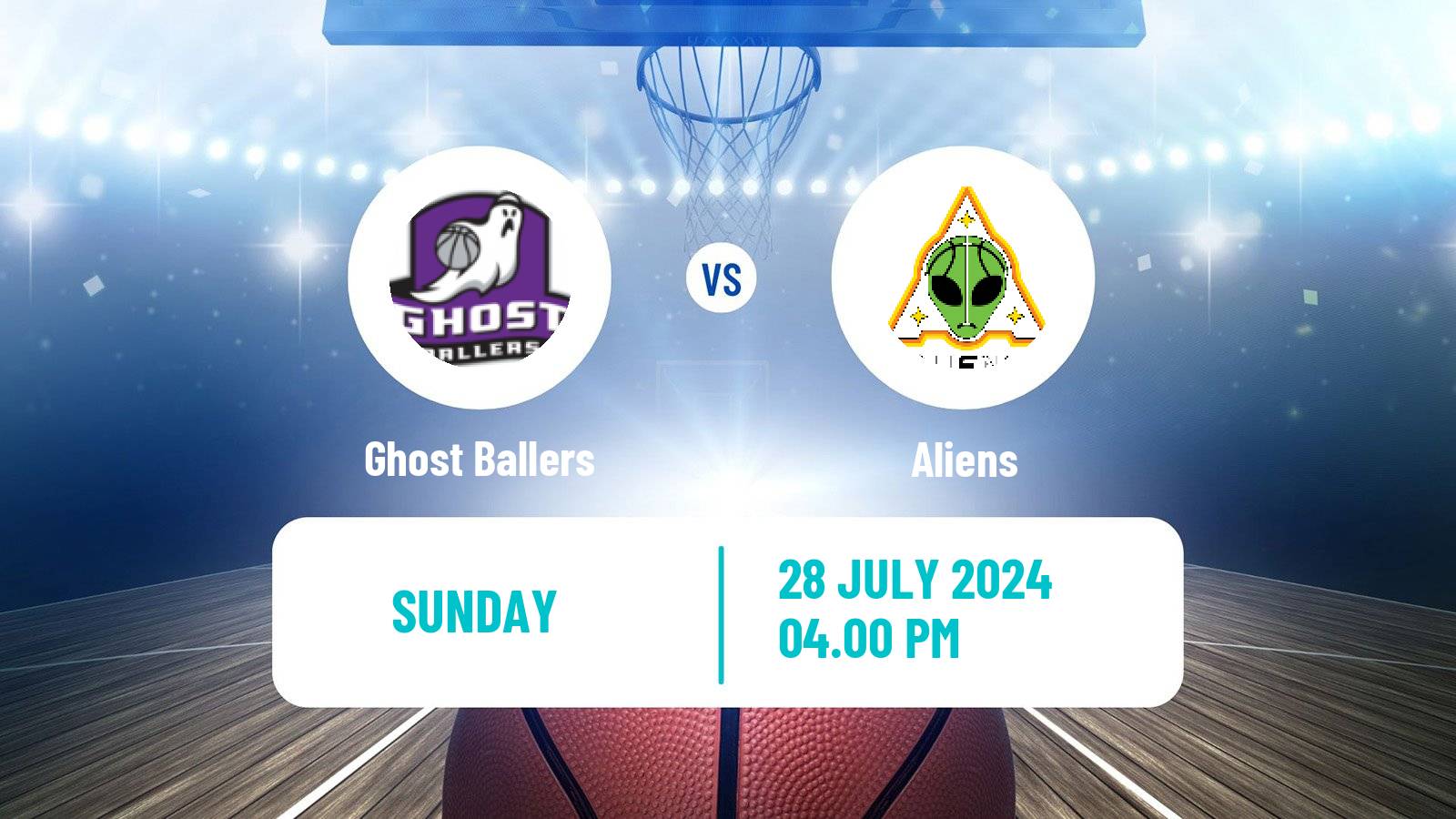 Basketball BIG3 3x3 Ghost Ballers - Aliens