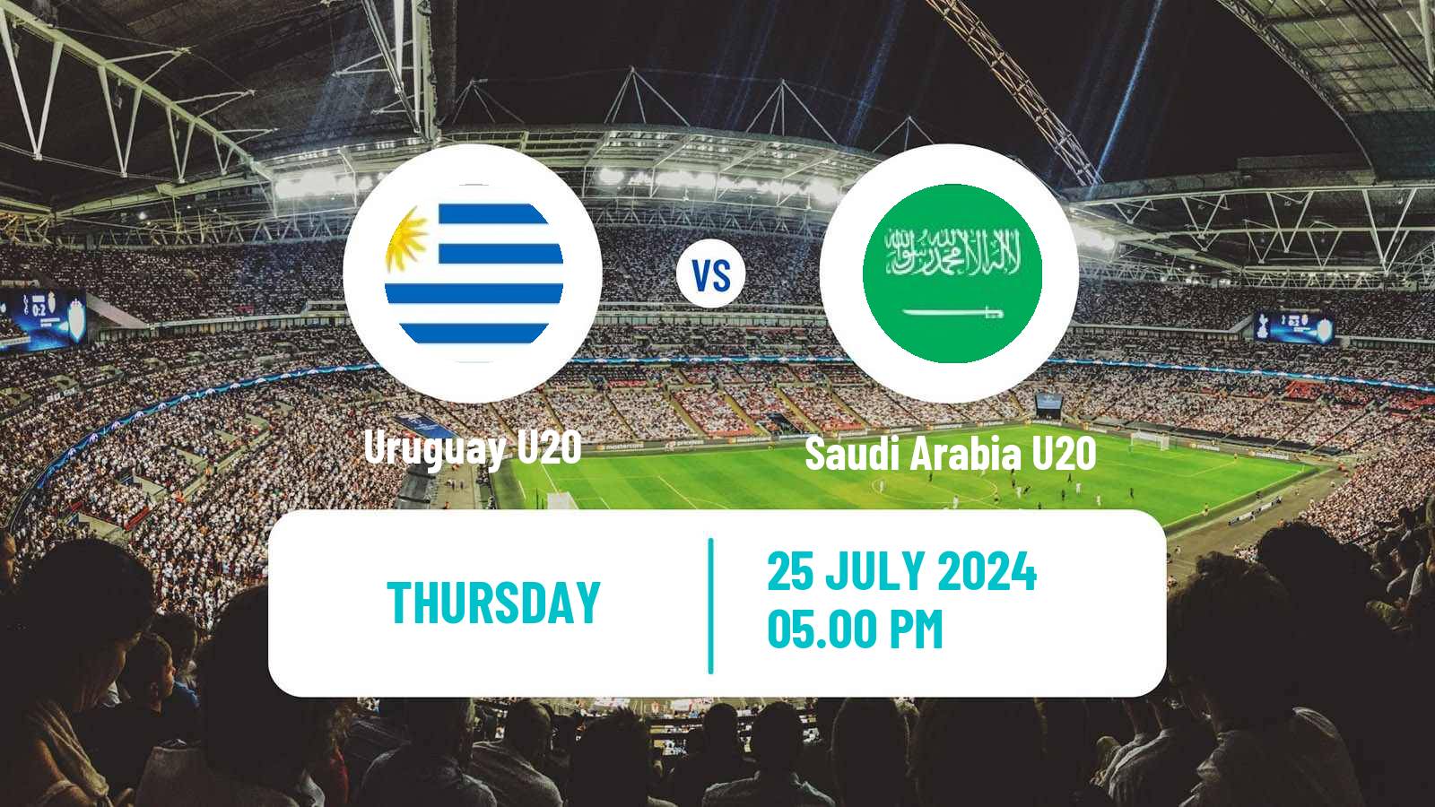 Soccer COTIF Tournament Uruguay U20 - Saudi Arabia U20