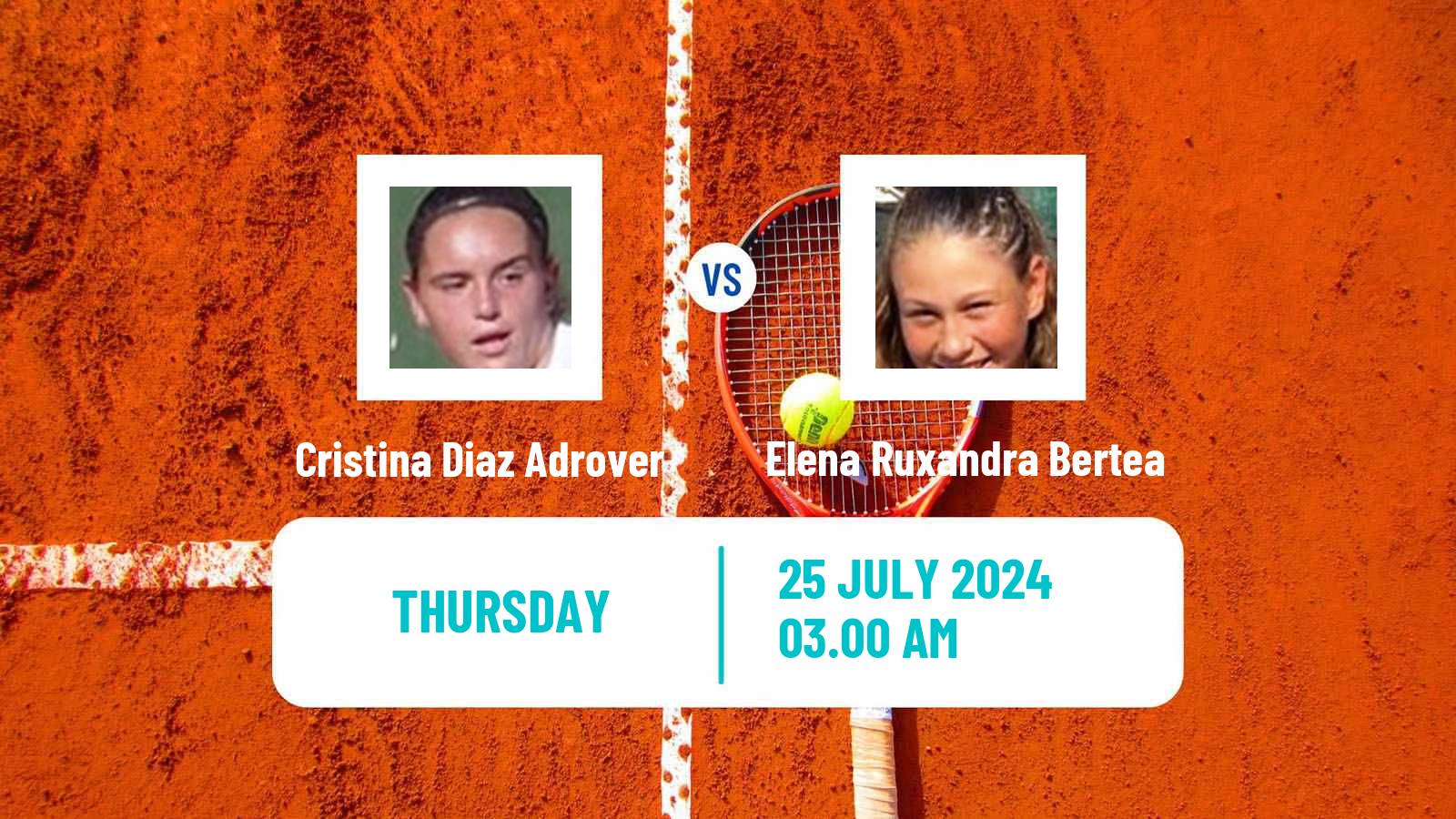 Tennis ITF W15 Satu Mare Women Cristina Diaz Adrover - Elena Ruxandra Bertea