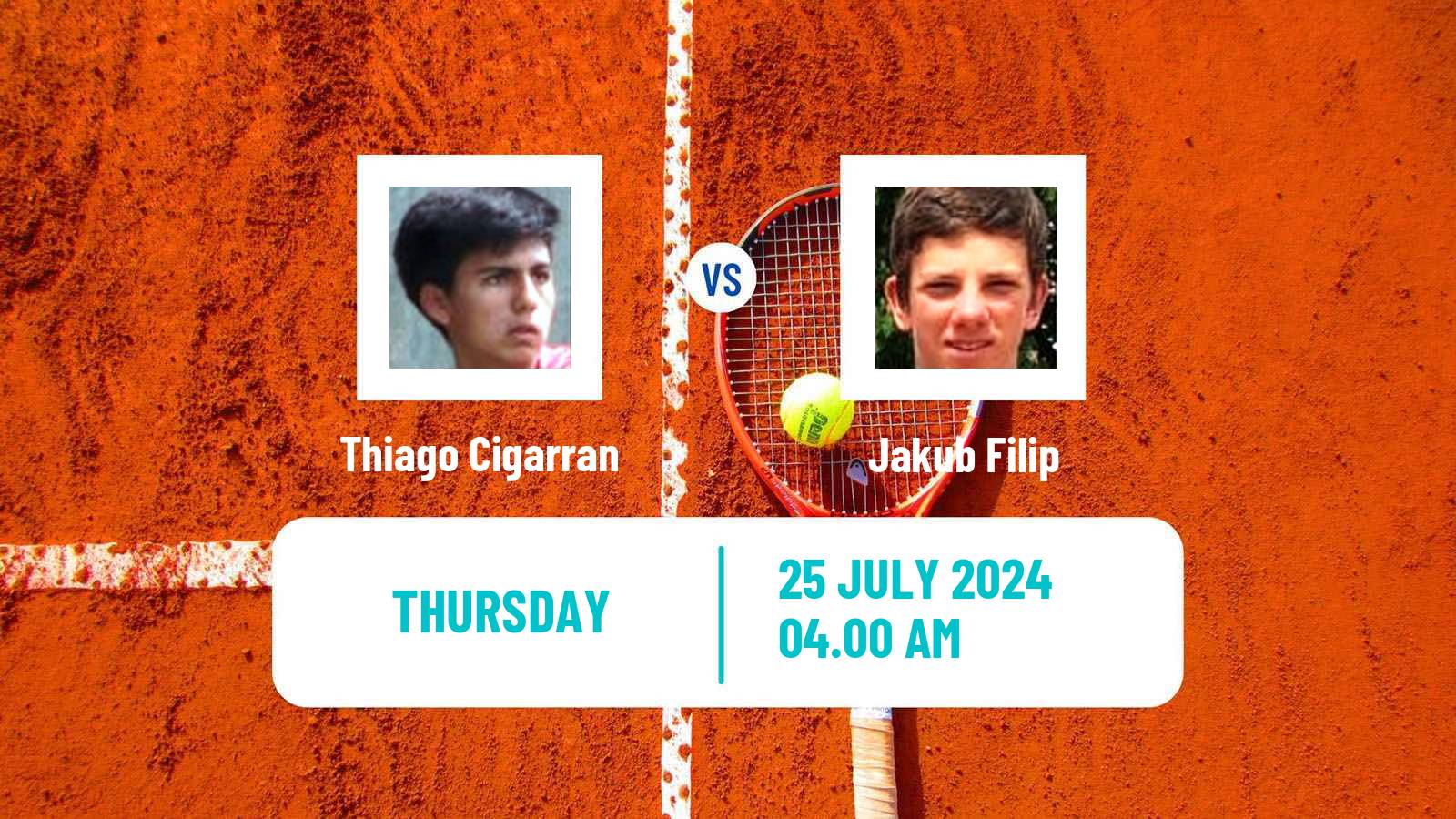 Tennis ITF M15 Poprad Men Thiago Cigarran - Jakub Filip