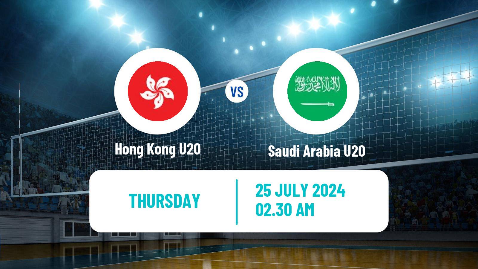 Volleyball Asian Championship U20 Volleyball Hong Kong U20 - Saudi Arabia U20