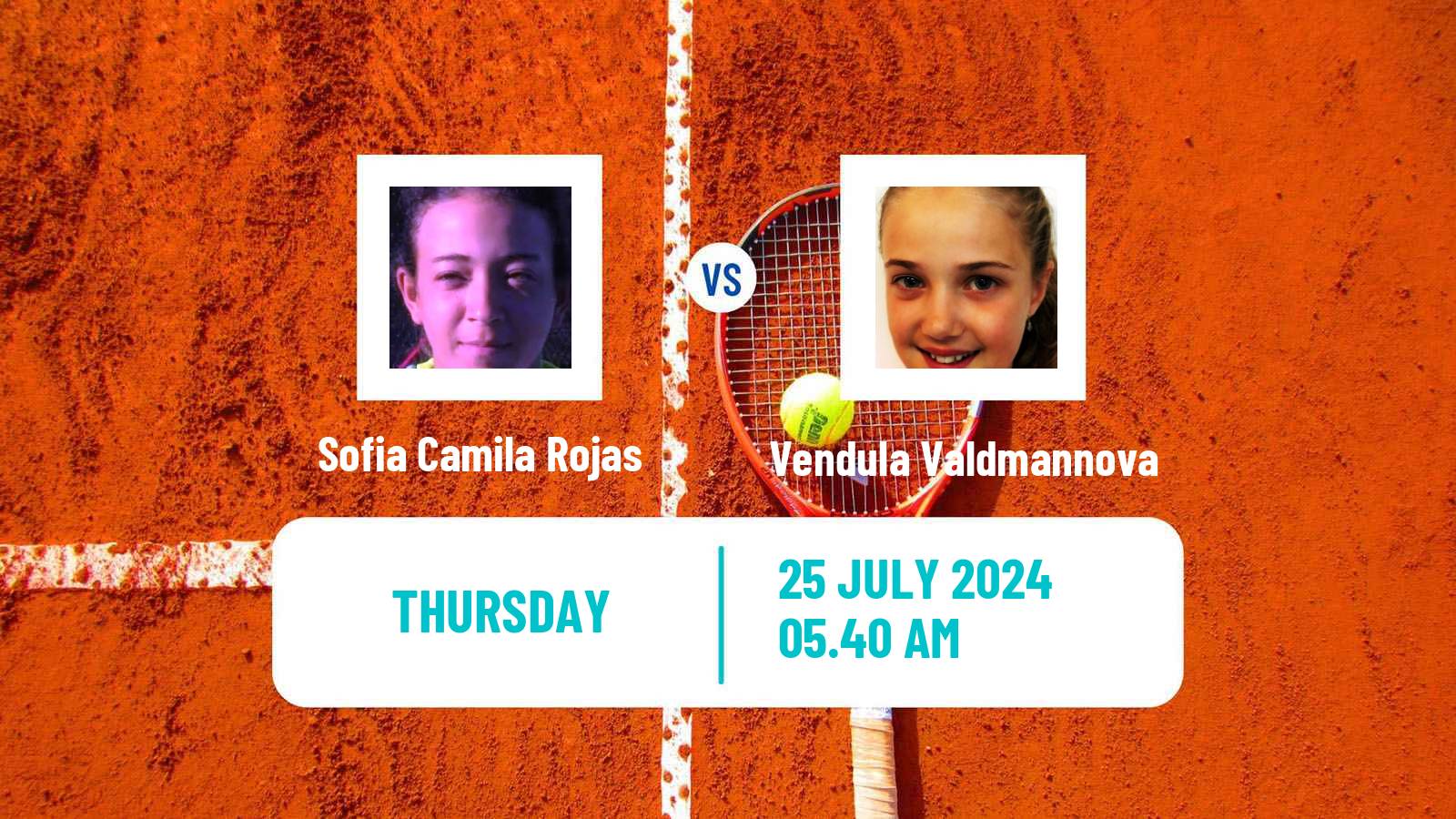 Tennis ITF W15 Monastir 28 Women Sofia Camila Rojas - Vendula Valdmannova