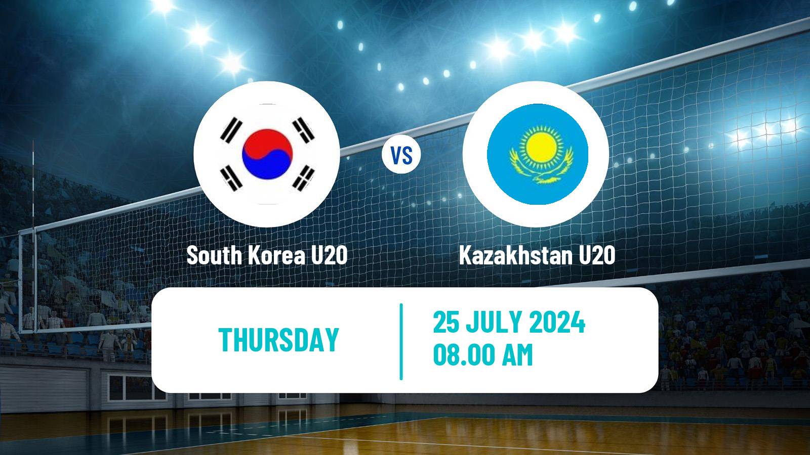 Volleyball Asian Championship U20 Volleyball South Korea U20 - Kazakhstan U20
