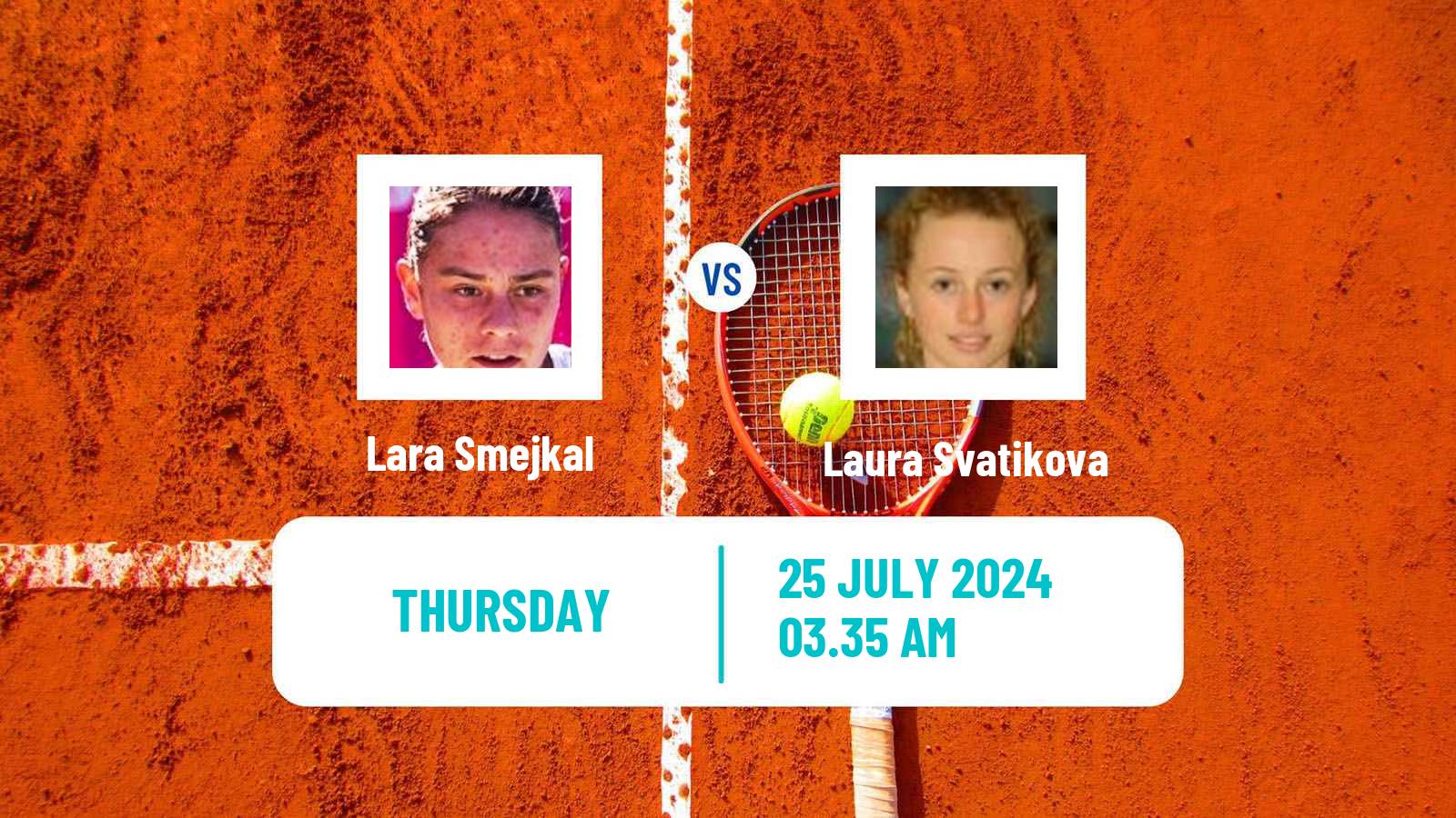 Tennis ITF W15 Brezice Women Lara Smejkal - Laura Svatikova