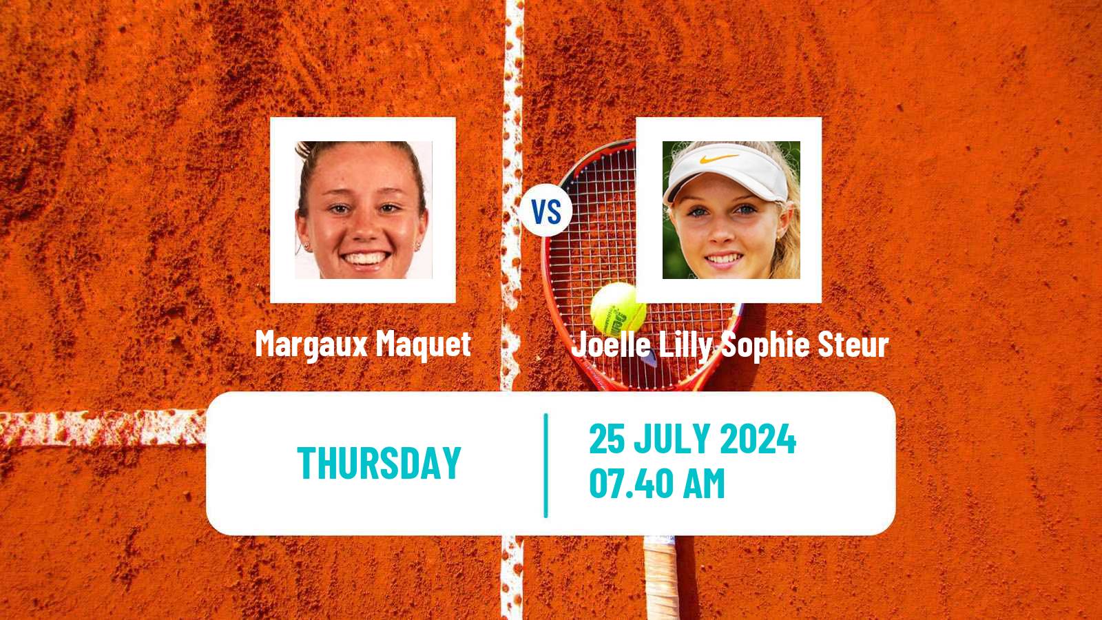 Tennis ITF W35 Casablanca Women Margaux Maquet - Joelle Lilly Sophie Steur