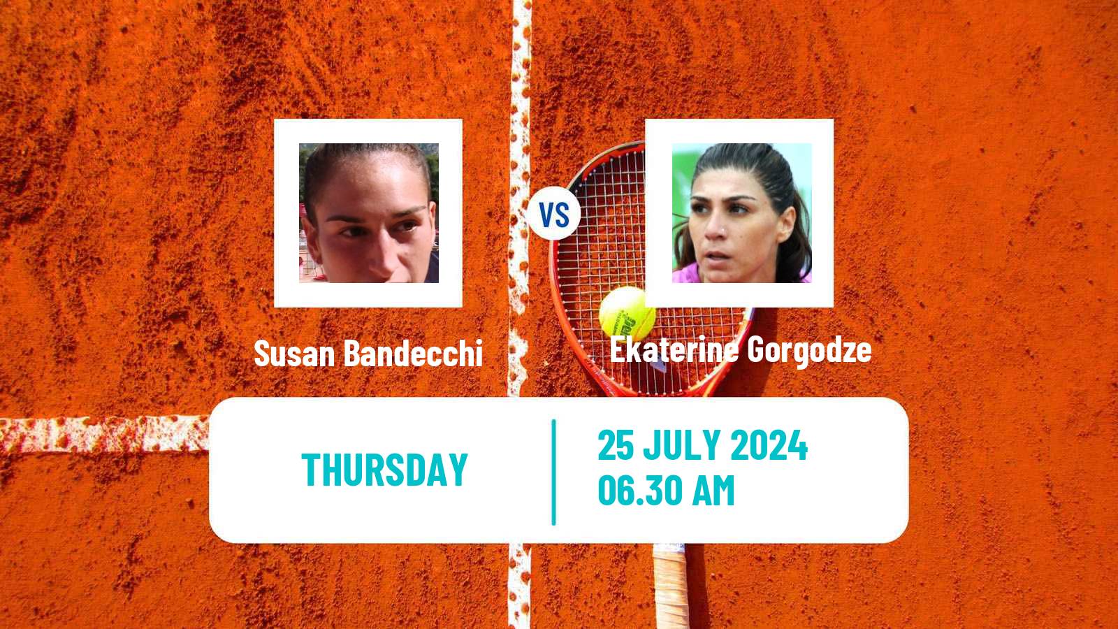 Tennis ITF W35 Horb Women Susan Bandecchi - Ekaterine Gorgodze