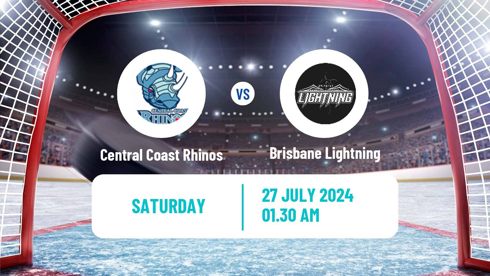 Hockey Australian Ice Hockey League Central Coast Rhinos - Brisbane Lightning