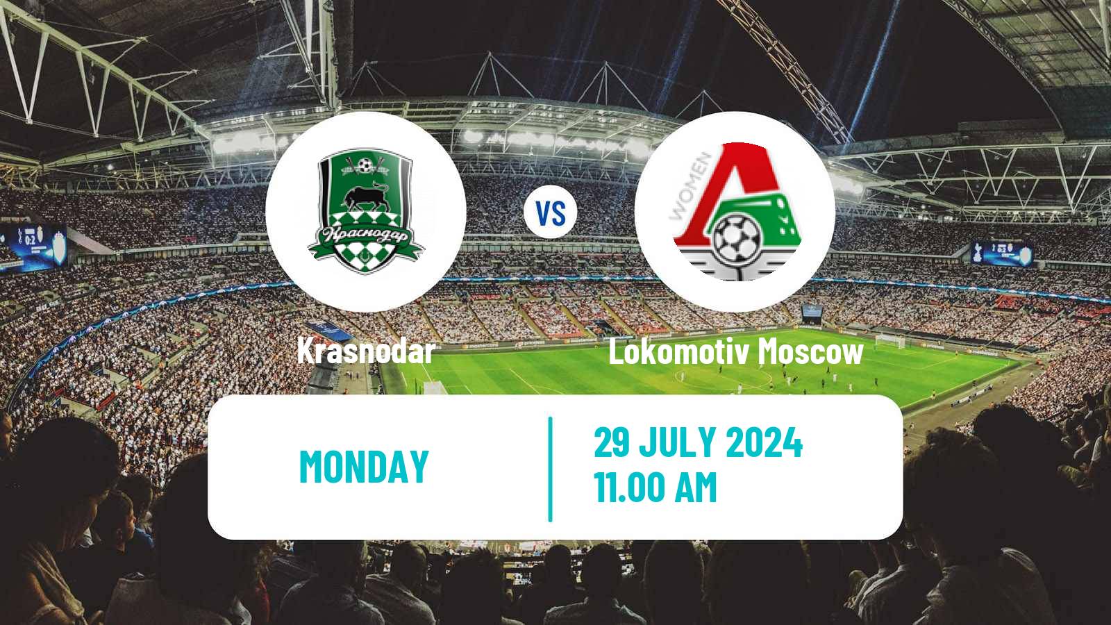 Soccer Russian Supreme Division Women Krasnodar - Lokomotiv Moscow