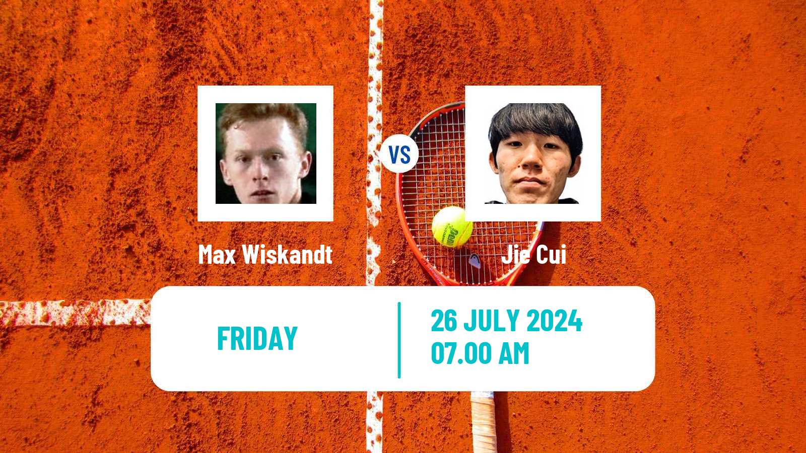 Tennis Segovia Challenger Men Max Wiskandt - Jie Cui