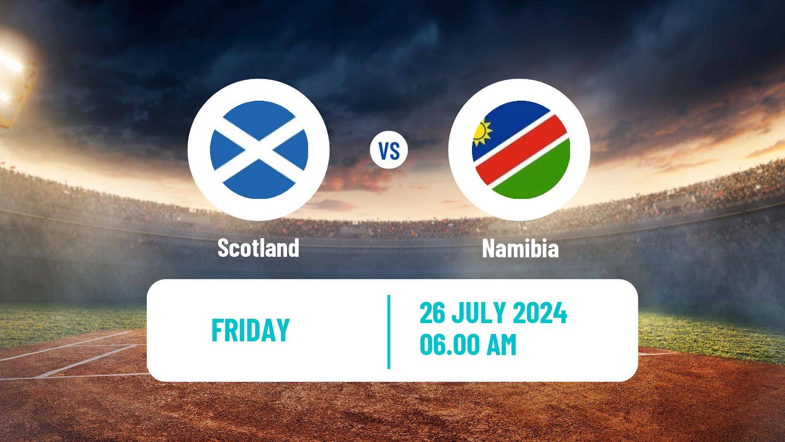 Cricket ICC Cricket World Cup League 2 Scotland - Namibia